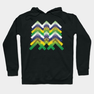 Brazil Flag Color Theme For World Cup Hoodie